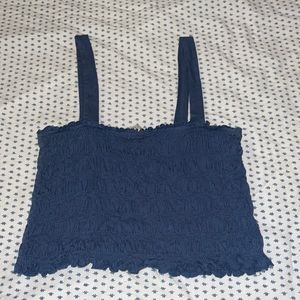 American Eagle blue tube top